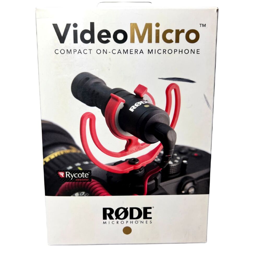 RØDE Rode VideoMicro Compact On-Camera Microphone Wind Shield & Accessories
